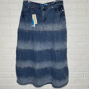 Vintage Y2K Apollo Jean Skirt NWT